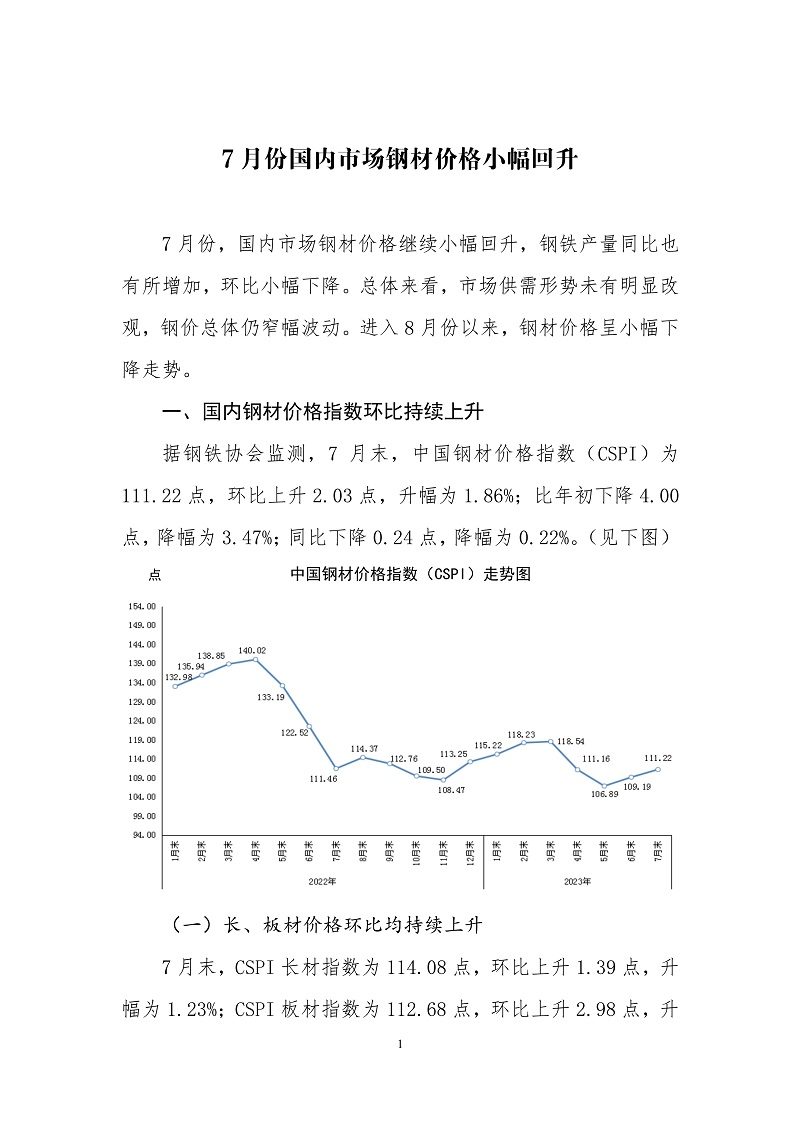 小阳春钢材价格走势图分析与展望