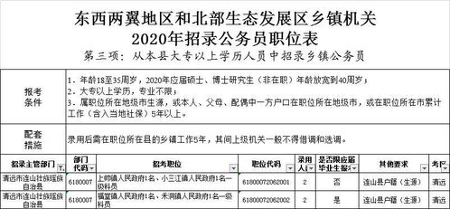 乡镇公务员报考条件及年龄要求详解